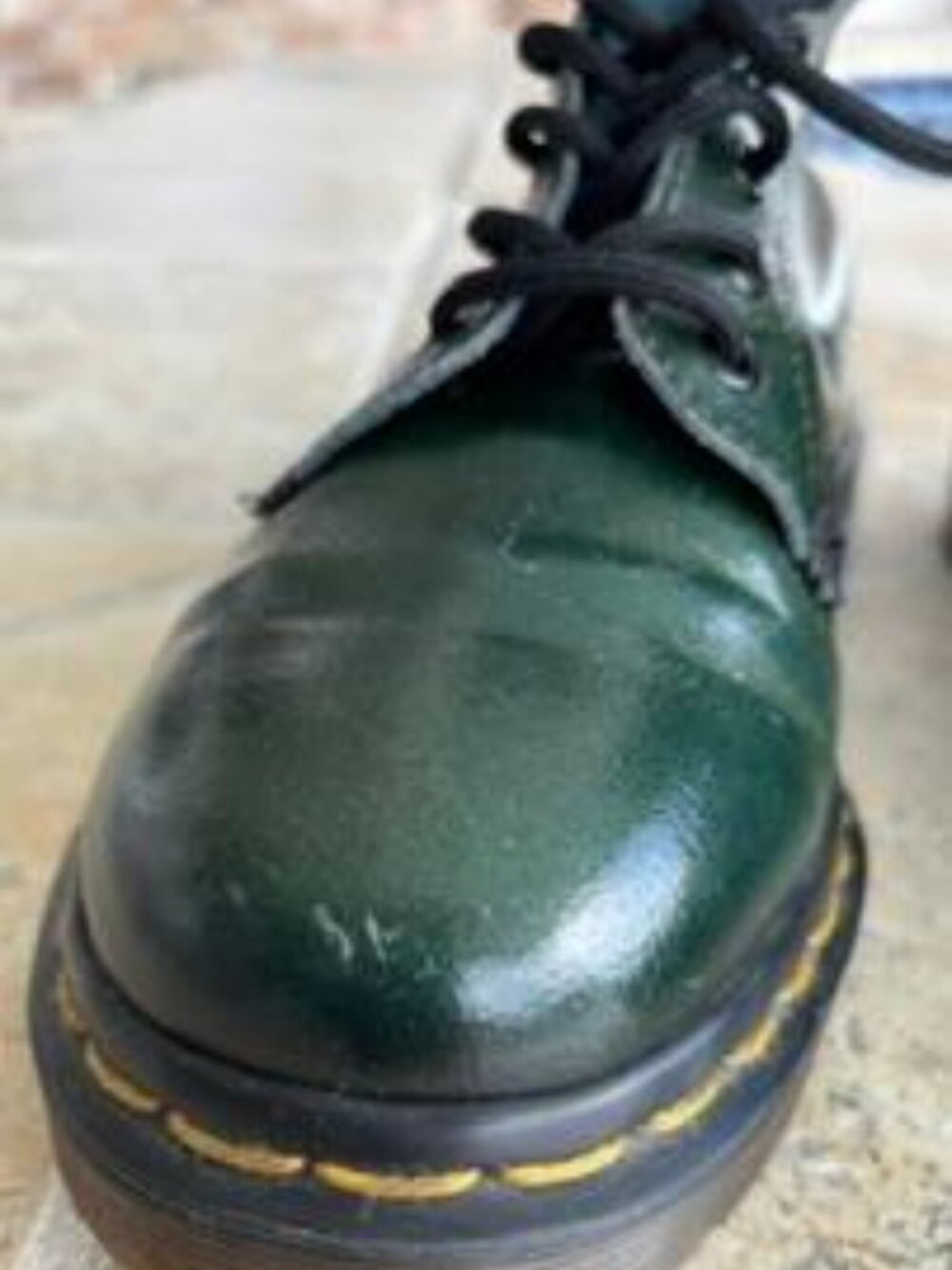 Dr. Marten Original green 8 eyelet 1460 Air Wair w/bouncing soles boot - Picture 8 of 16